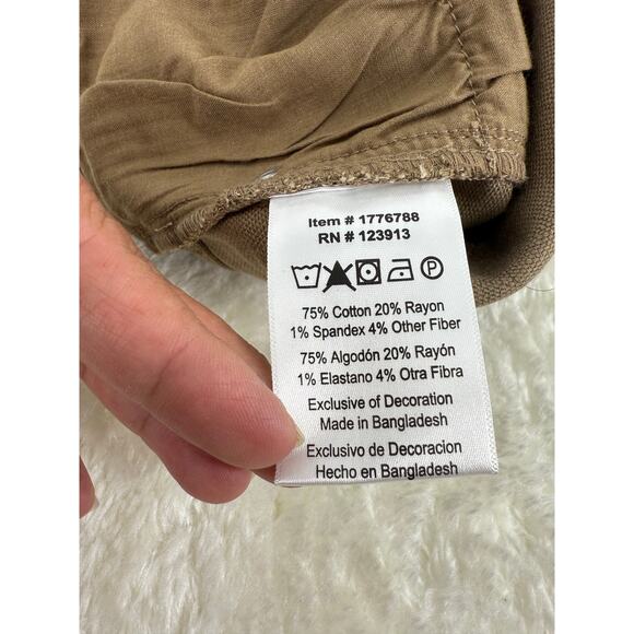 NEW - Jachs New York Men’s 5-Pocket Stretch Twill Straight Tan 30/34 - Picture 7 of 13